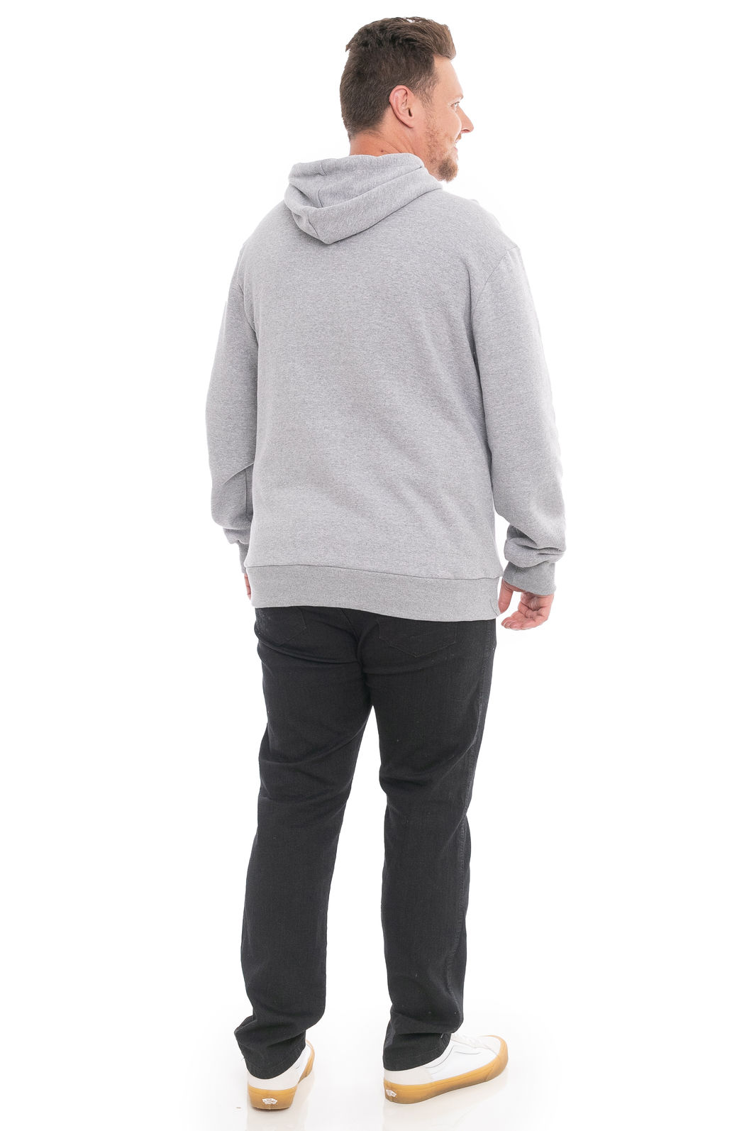 Jaqueta Masculina em Moletom com Recortes Jaqueta Masculina em Moletom com Recortes