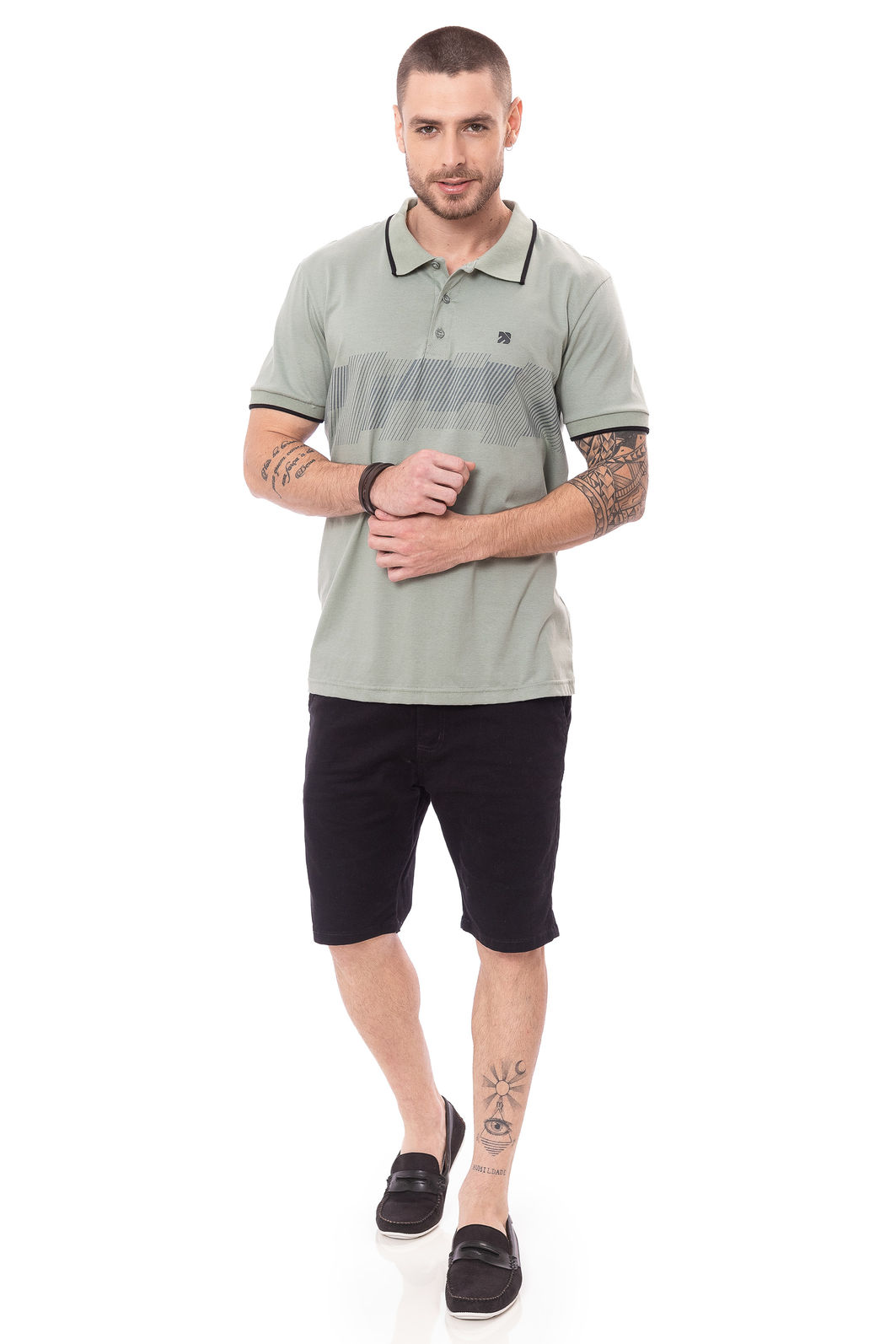 Polo Masculina BG Listras Polo Masculina BG Listras