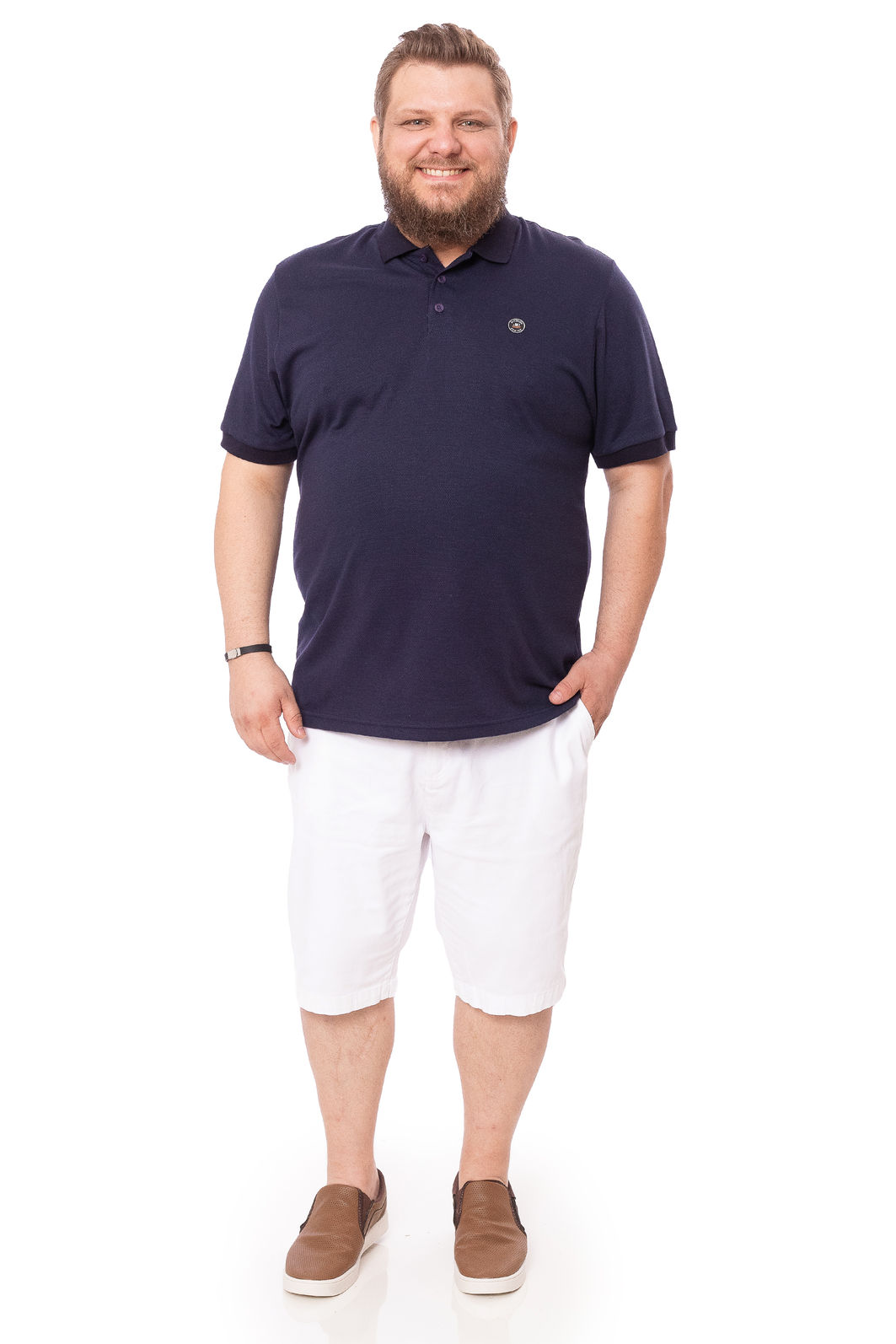 Polo Básica Plus Size Masculina Polo Básica Plus Size Masculina