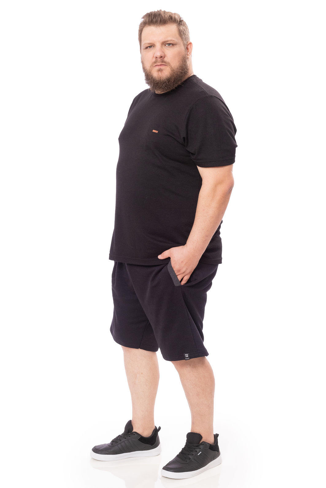 Bermuda Plus Size em Moletom Bermuda Plus Size em Moletom