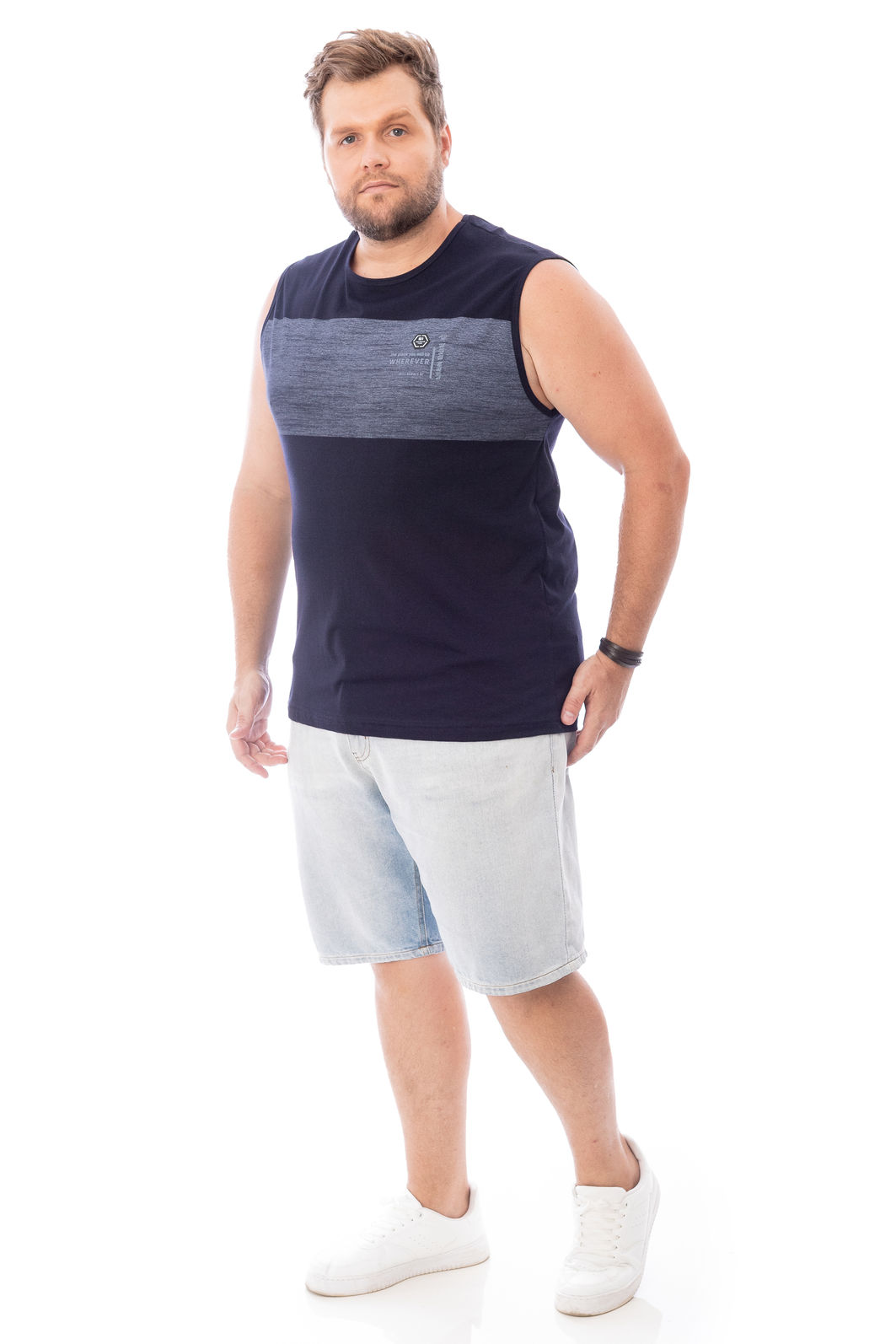 Regata Machão Plus Size Wherever Regata Machão Plus Size Wherever