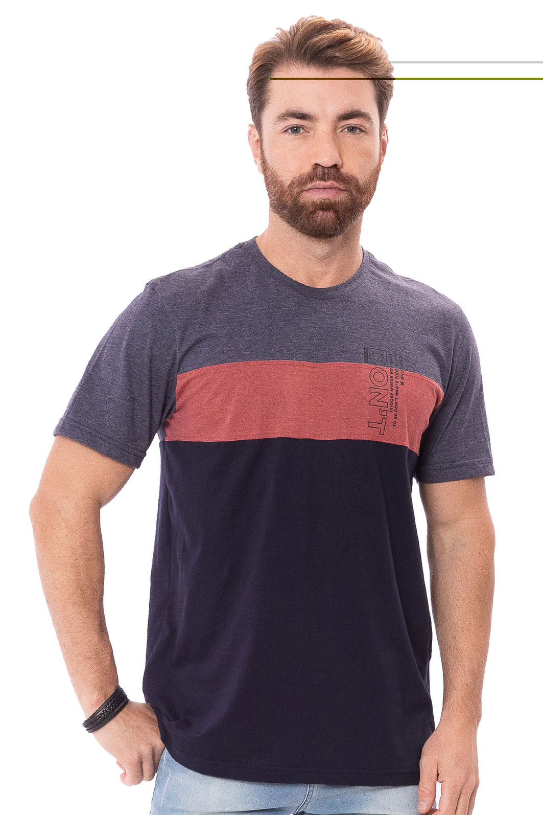 Camiseta Masculina com Recortes Don´t