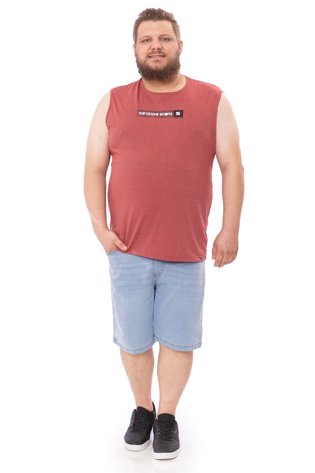 Regata Masculina Plus Size Division Regata Masculina Plus Size Division