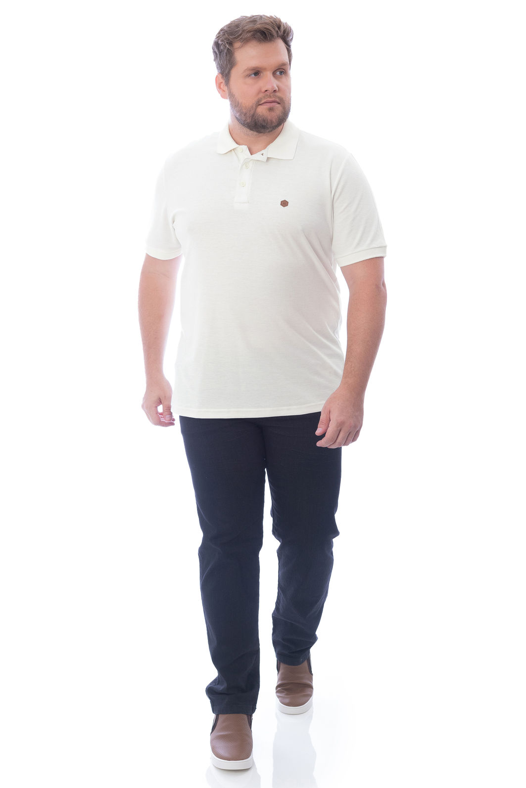 Polo Masculina Plus Size Basica Polo Masculina Plus Size Basica