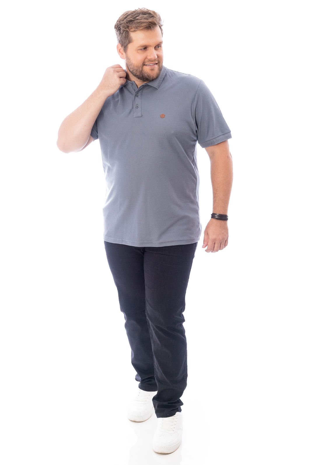 Polo Masculina Plus Size Basica Polo Masculina Plus Size Basica