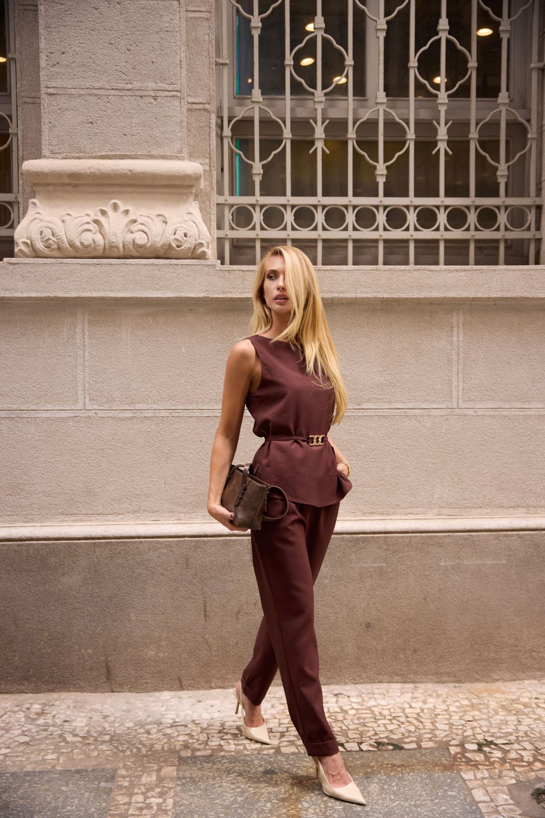 Calça Alfaiataria Barra Italiana - Doce Flor