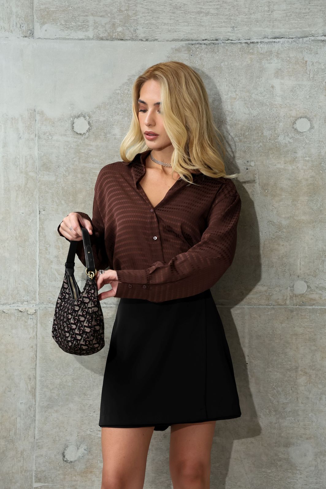 Short Saia Alfaiataria Transpassada - Doce Flor