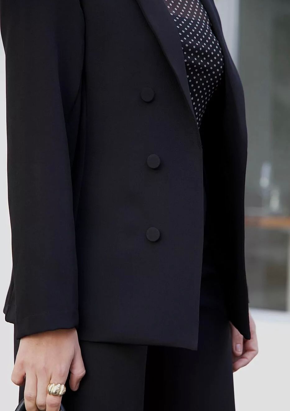Blazer Alongado Alfaiataria 3 Botões - Doce Flor