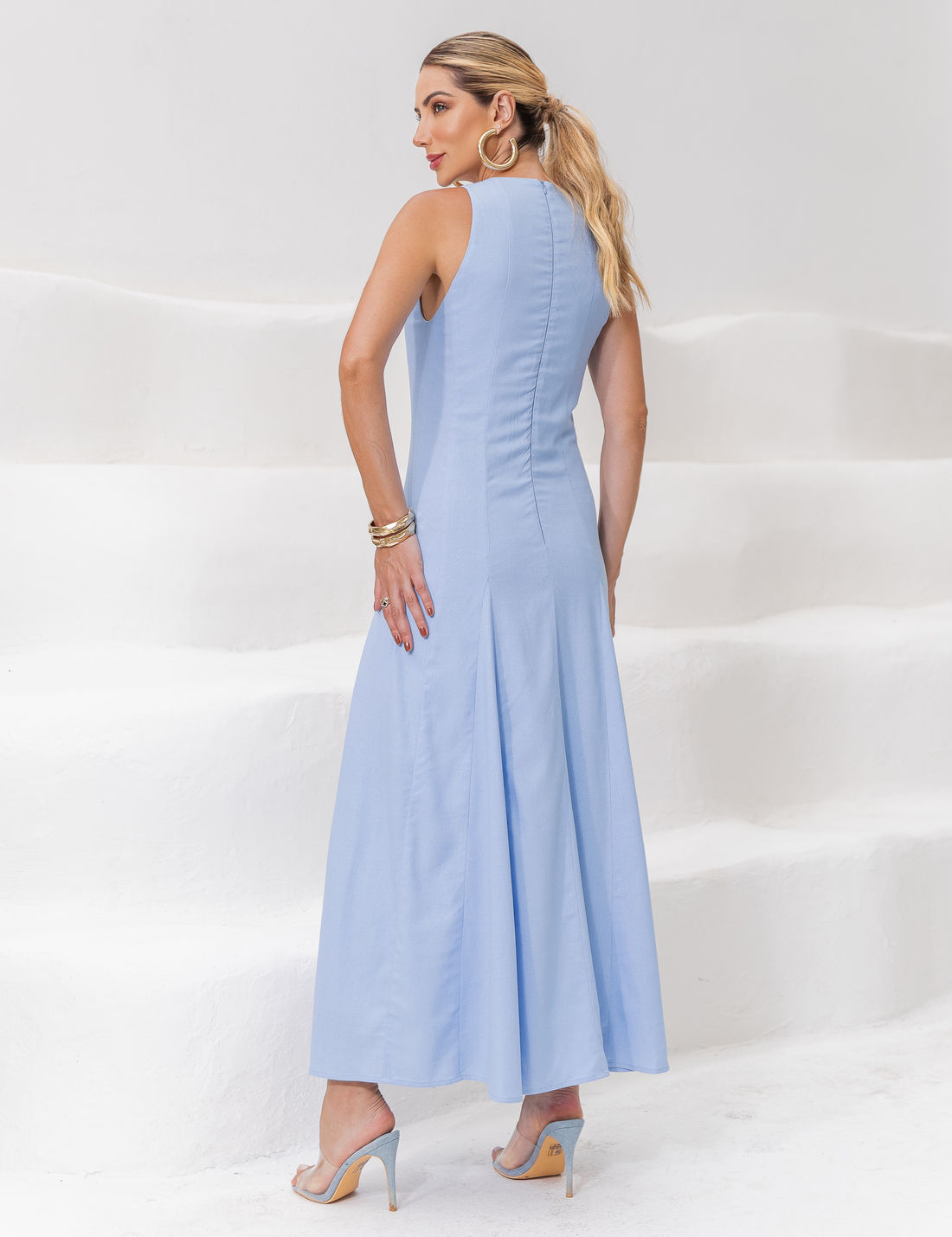 Vestido Laura Viscolinho - Unique Chic Vestido Laura Viscolinho - Unique Chic