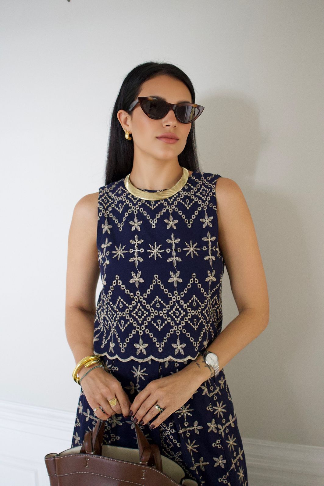 Blusa Cropped Algodão Bordado - Milalai Blusa Cropped Algodão Bordado - Milalai