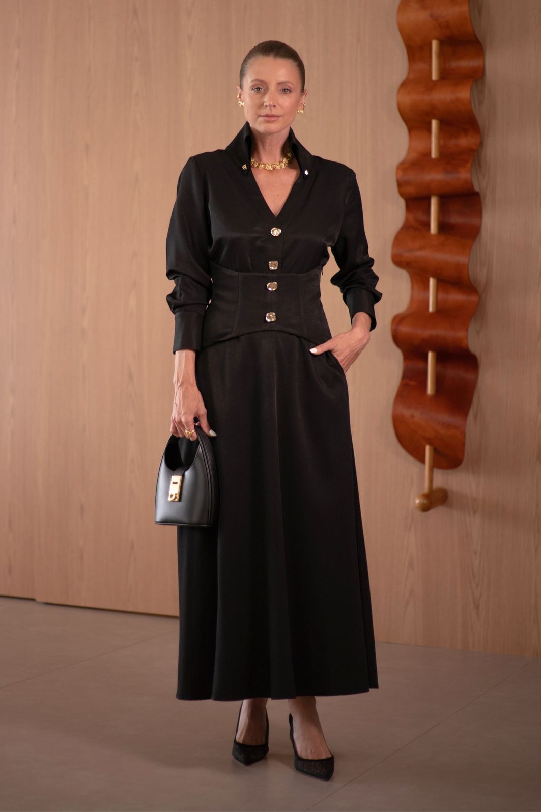 Camisa Feminina Com Corset Viscose - Unique Chic