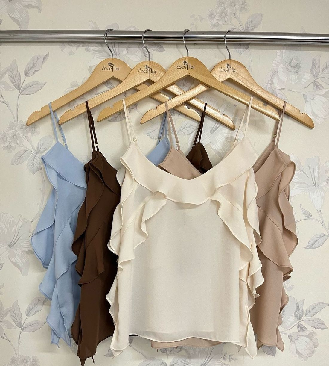 Regata de Alça Jabots - Doce Flor