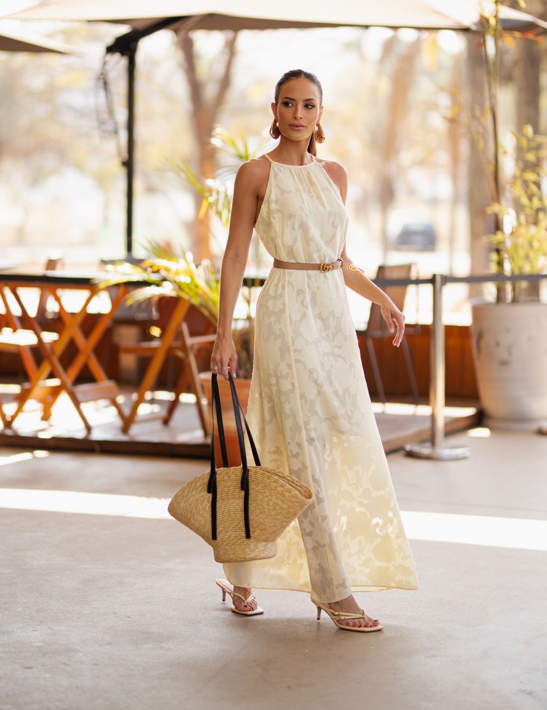 Vestido Longo Em Chiffon - Doce Flor Vestido Longo Em Chiffon - Doce Flor