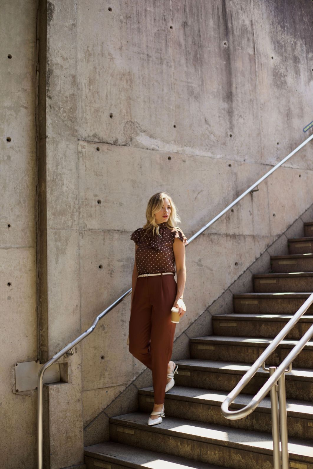 Blusa Crepe Gola Alta Poás - Doce Flor