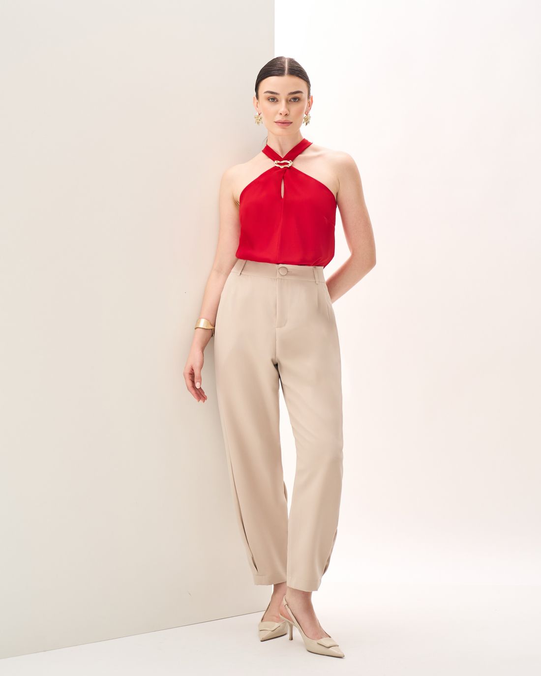 Regata Crepe Fivela Orgânica -Milalai