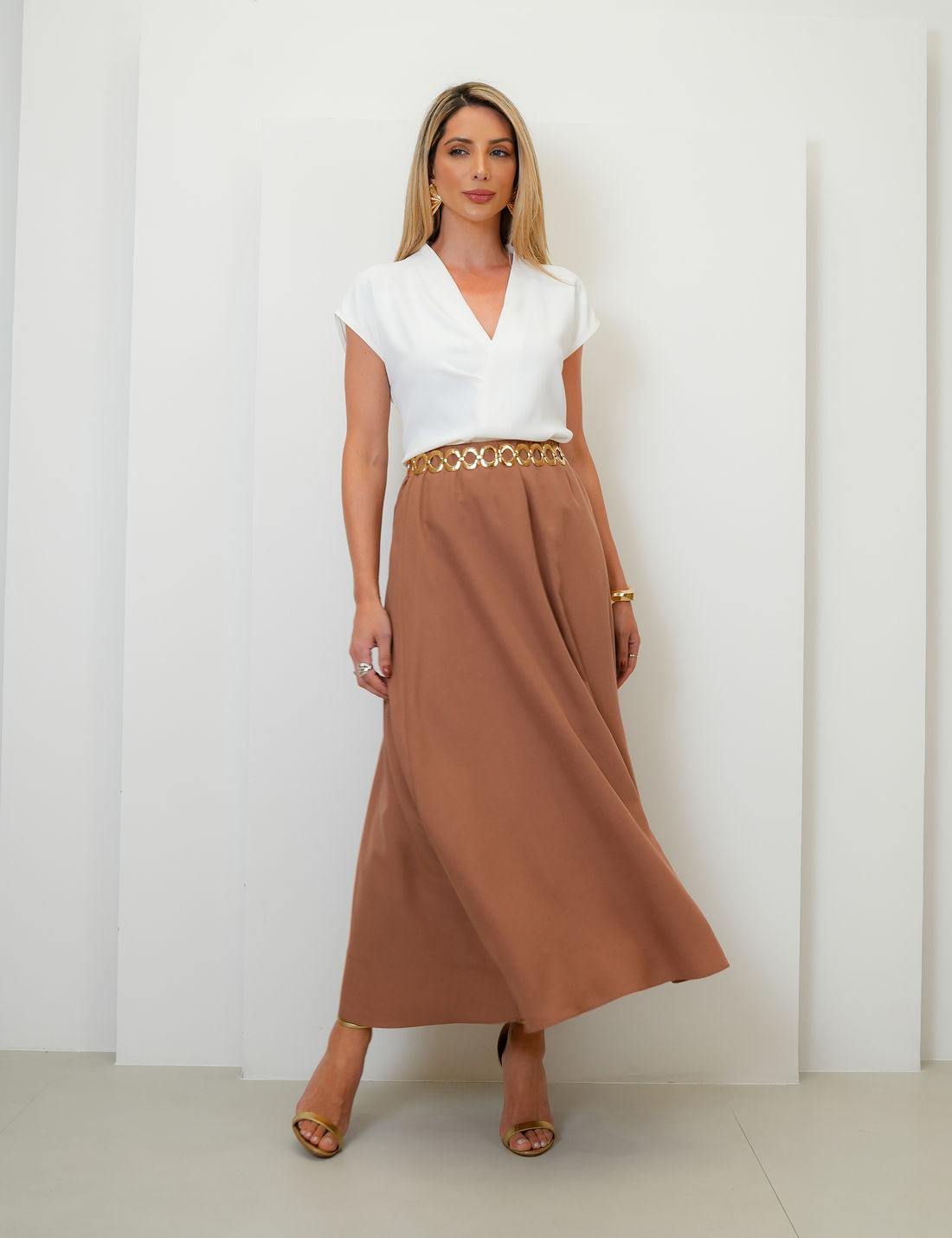 Saia Isabel em Liocel - Unique Chic Saia Isabel em Liocel - Unique Chic