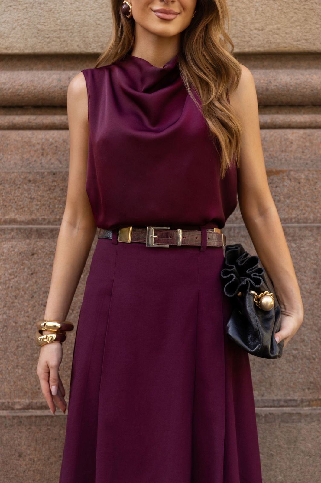 Regata Gola Degagê Satin - Doce Flor