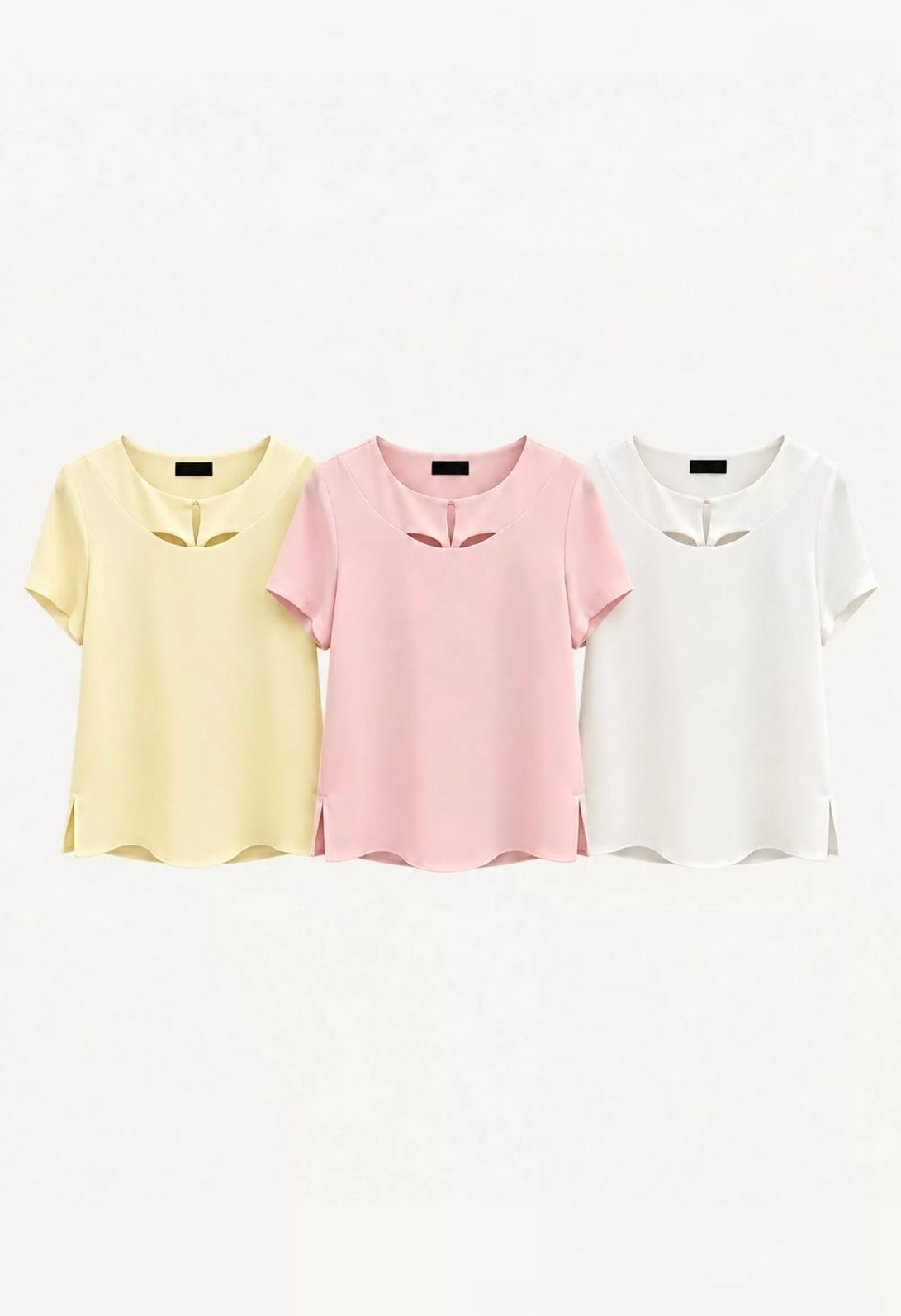 Blusa Alfaiataria Recorte Decote - Doce Flor