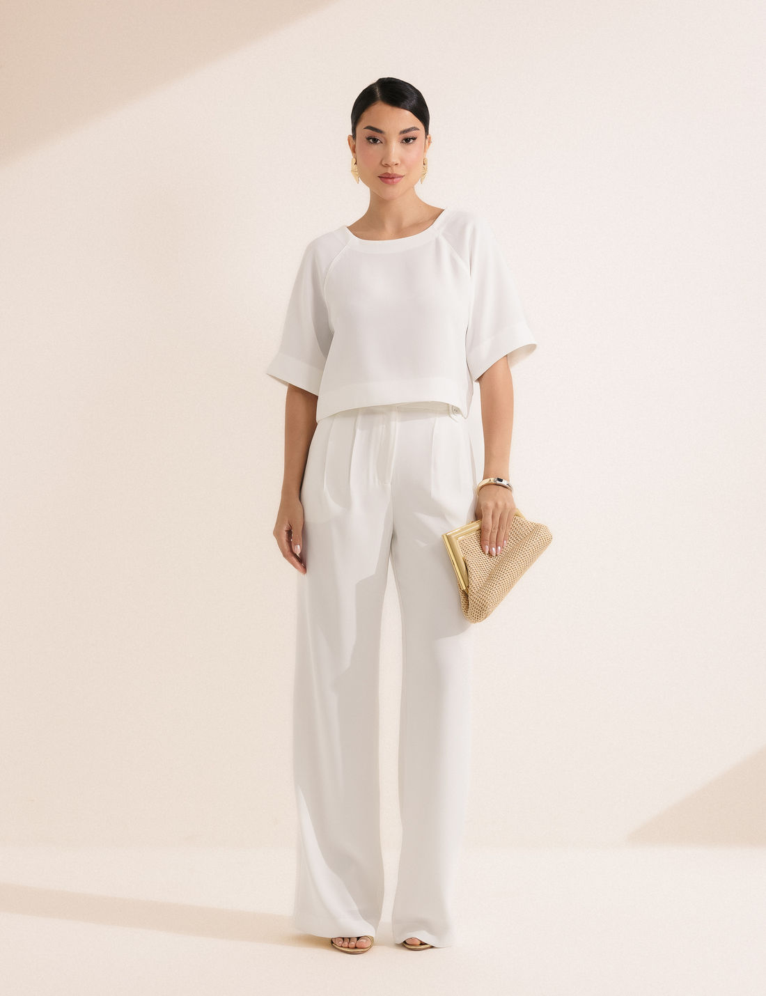 Blusa Recorte Alfaiataria - Unique Chic
