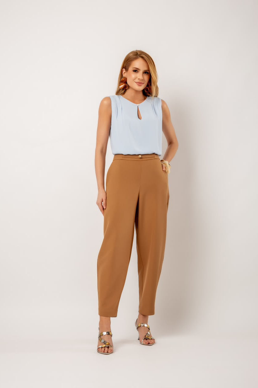 Regata Feminina Crepe Decote Gota - Doce Flor Regata Feminina Crepe Decote Gota - Doce Flor