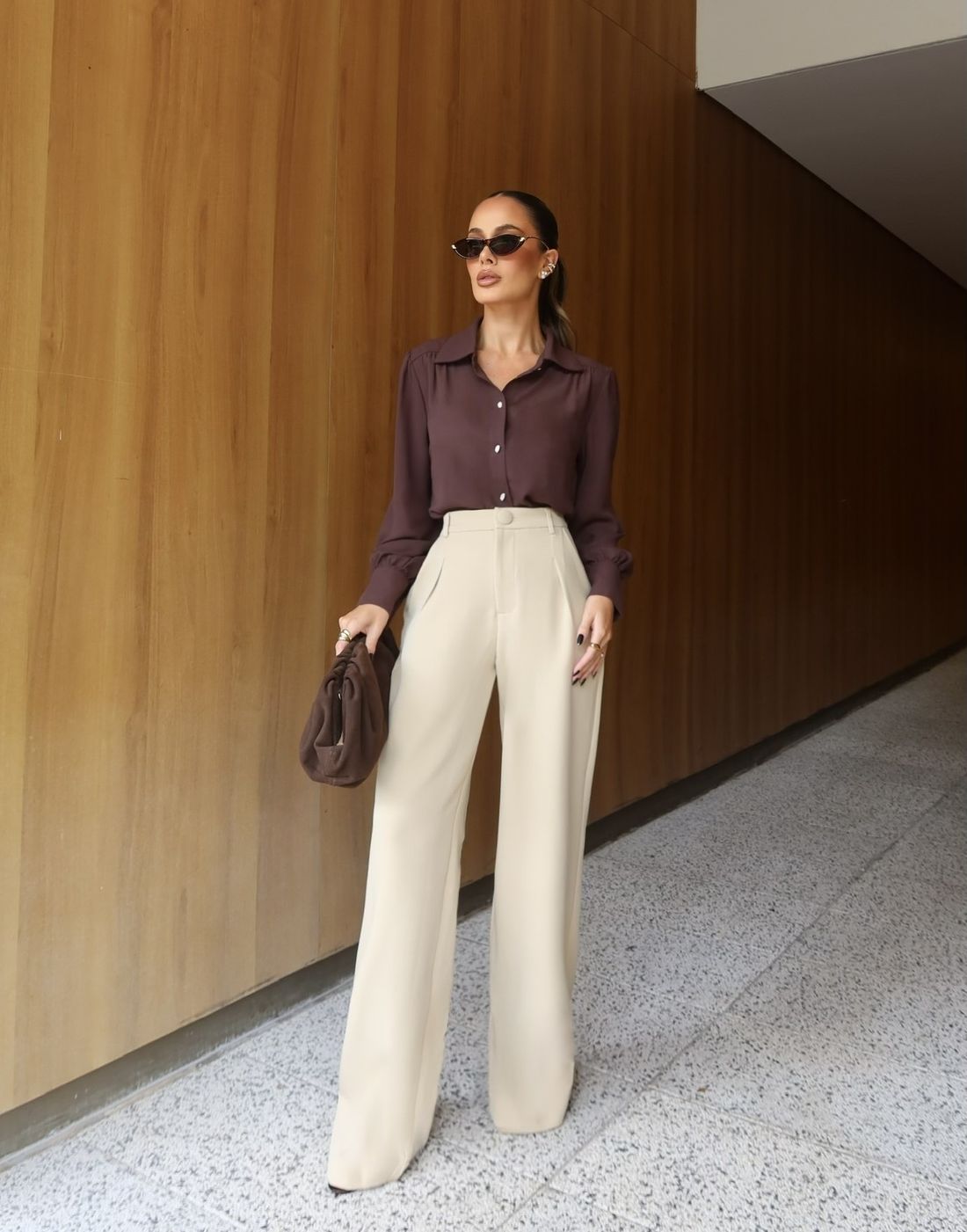 Camisa Crepe Botão Orgânico - Milalai