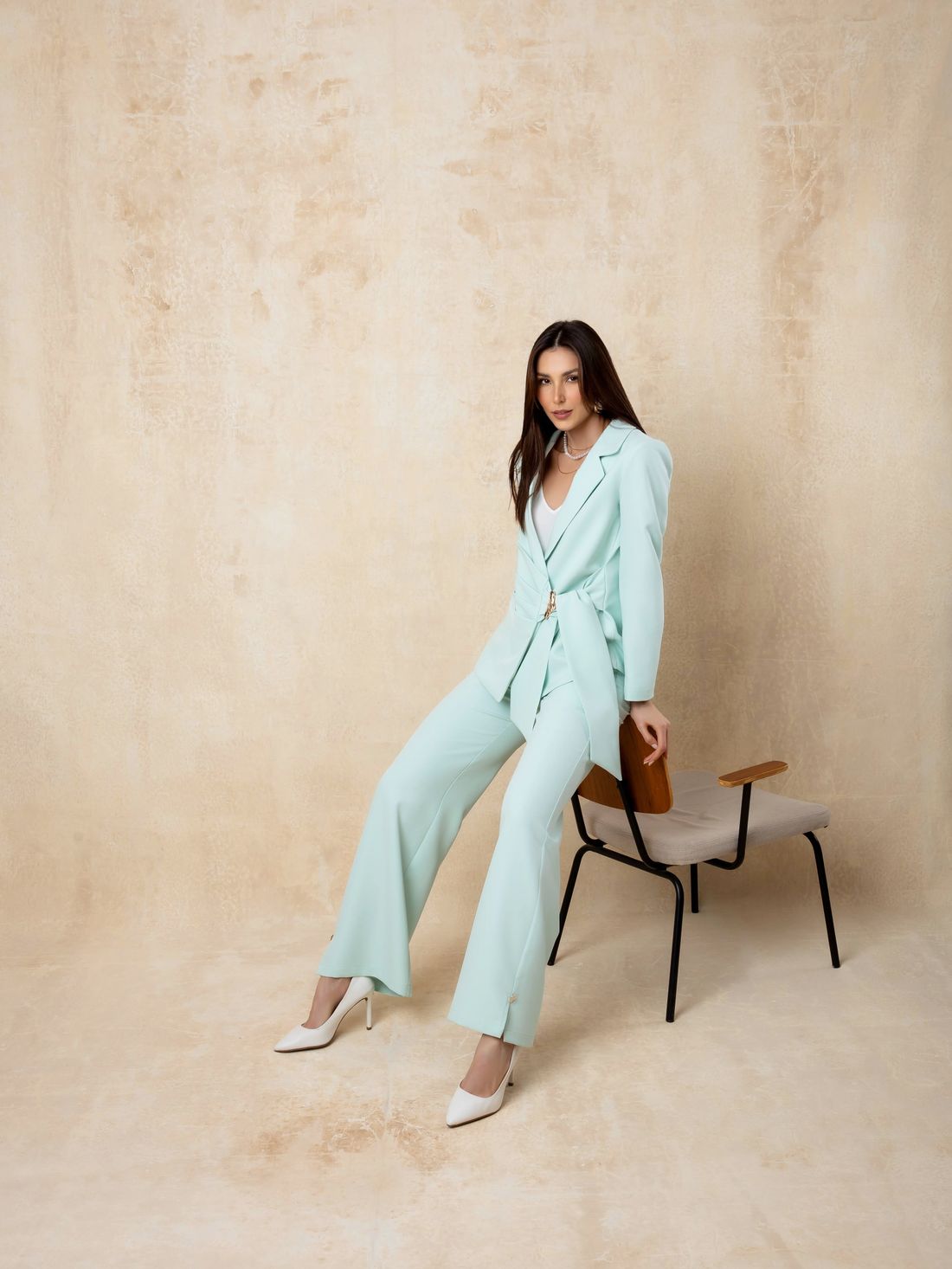 Blazer Transpassado Com Fivela - Doce Flor