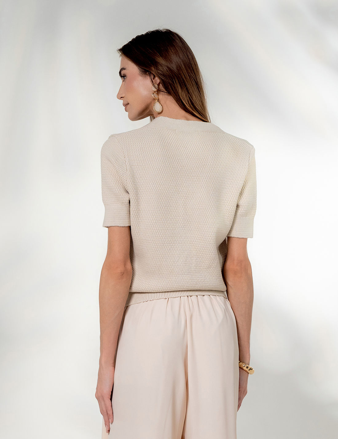 Casaqueto Tricot Maitê - Unique Chic Casaqueto Tricot Maitê - Unique Chic