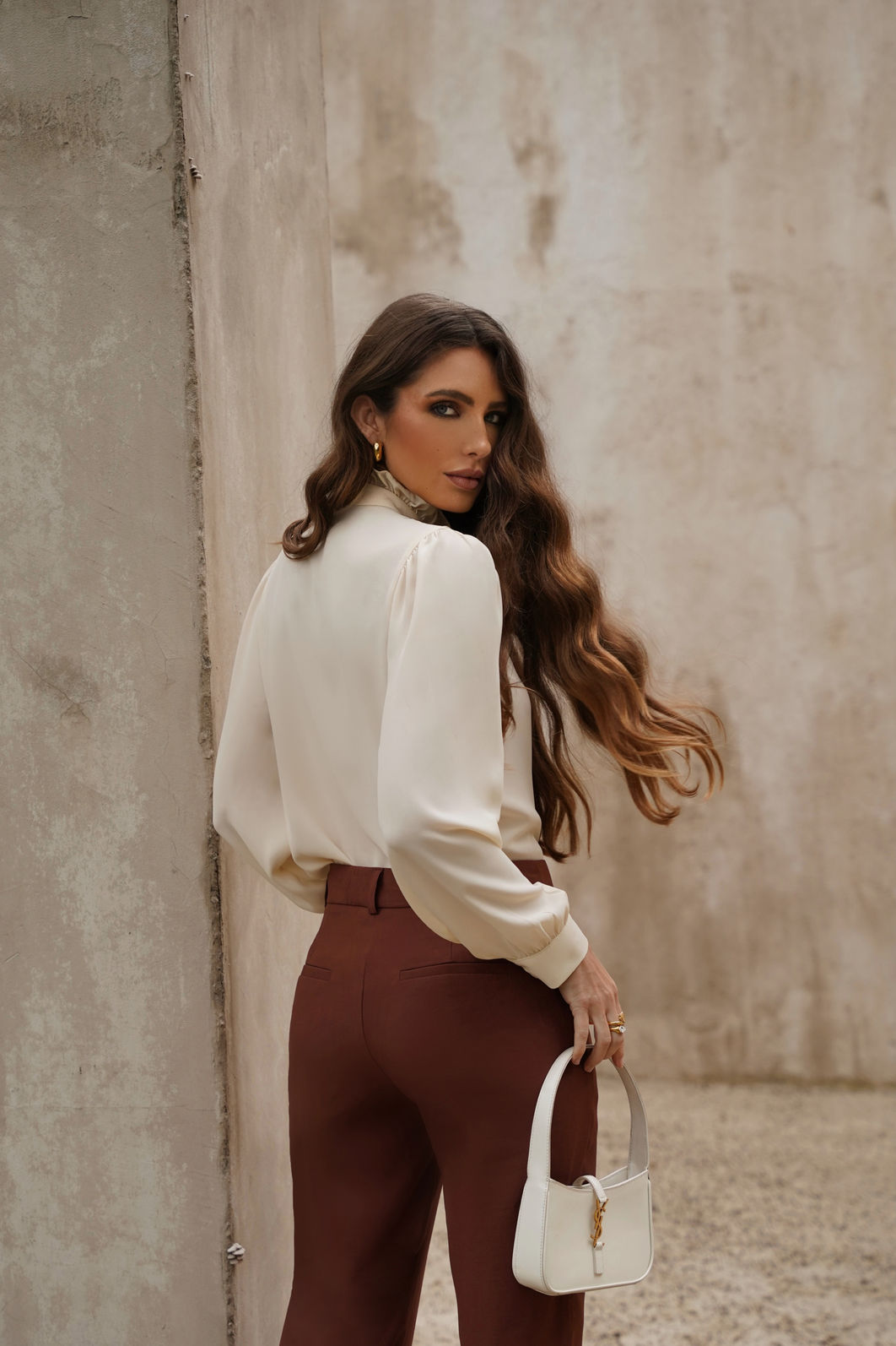 Camisa Crepe Com Jabots - Doce Flor