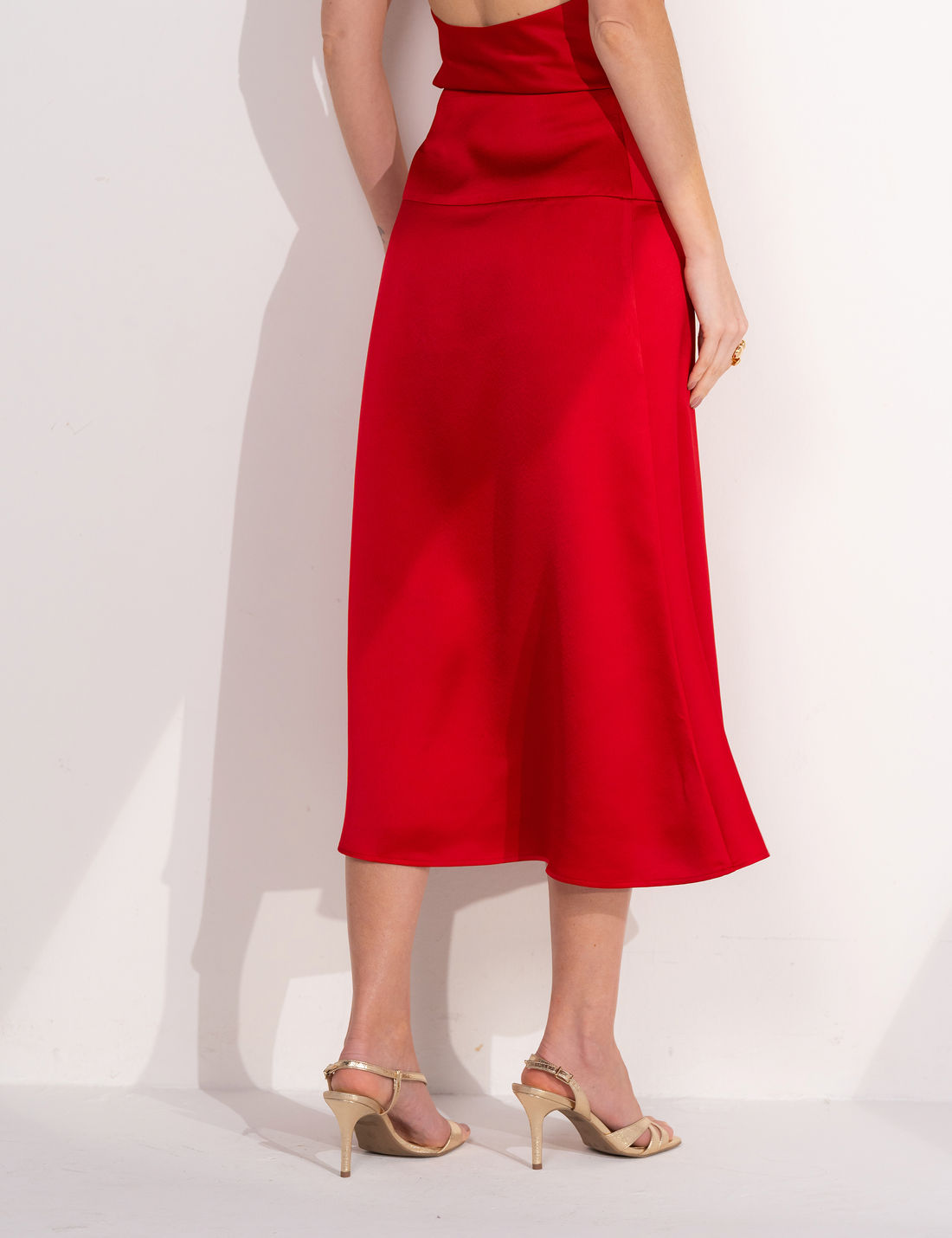 Saia Liane Acetinado - Unique Chic Saia Liane Acetinado - Unique Chic