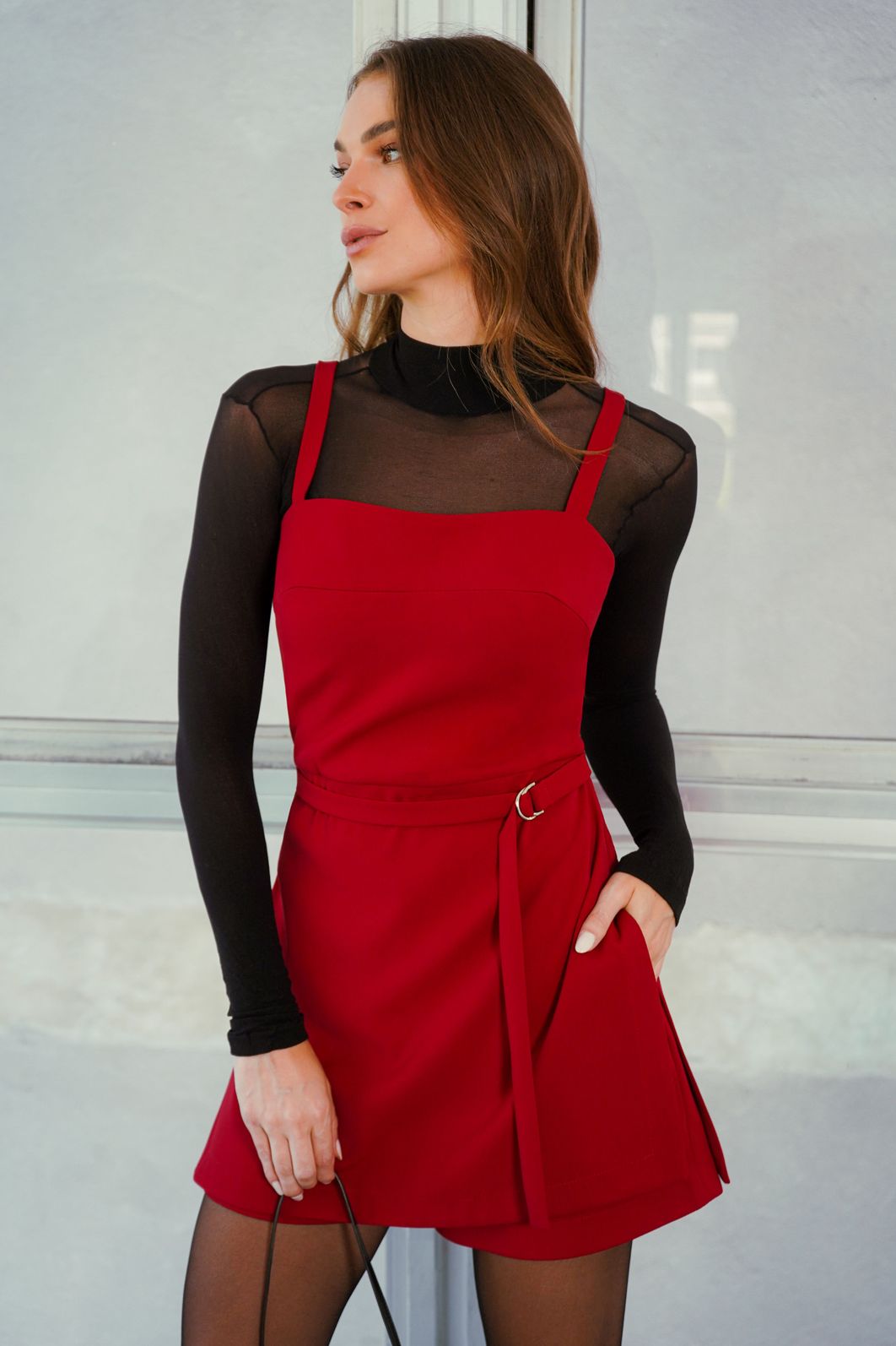 Túnica Alfaiataria Fenda Cinto - Donna Ritz Túnica Alfaiataria Fenda Cinto - Donna Ritz