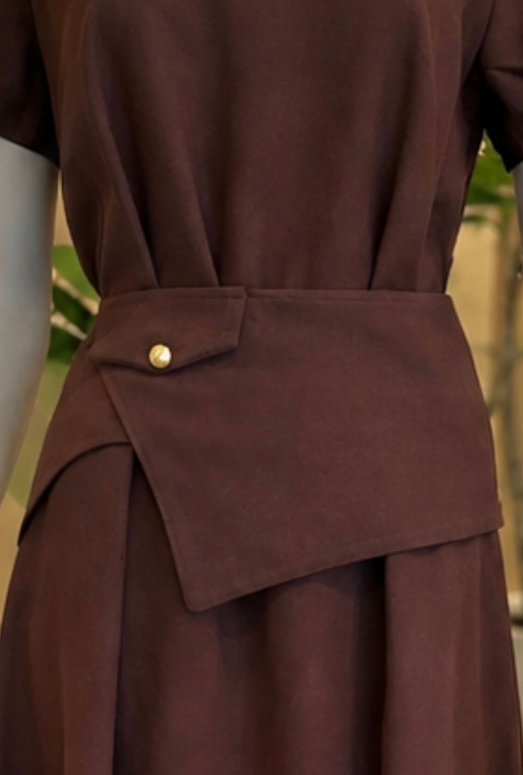 Vestido Midi Zaya Alfaiataria Mista de Viscose Vestido Midi Zaya Alfaiataria Mista de Viscose