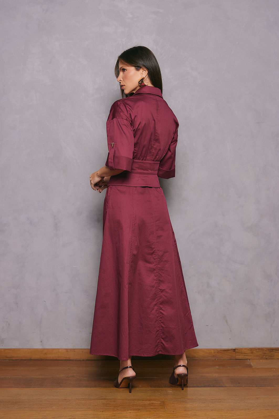 Vestido Chemise Com Corset - Unique Chic