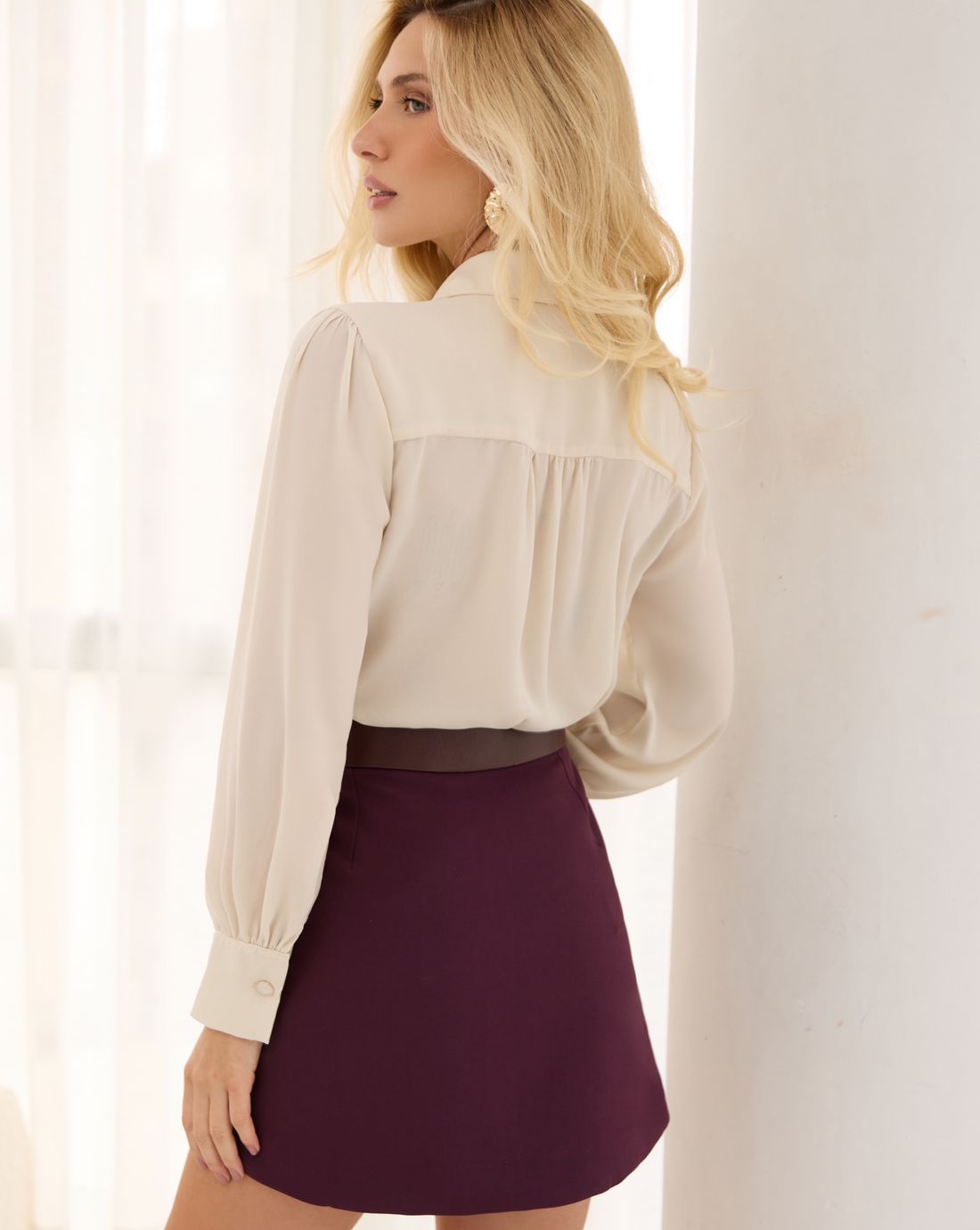 Camisa Crepe Botão Orgânico - Milalai