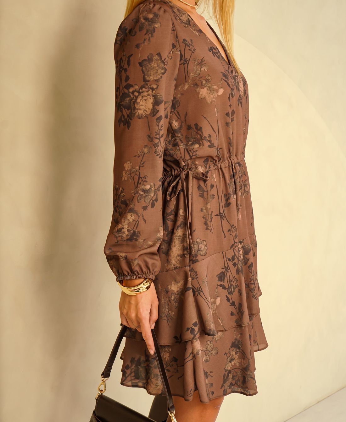 Vestido Curto Coulisse Floral - Donna Ritz Vestido Curto Coulisse Floral - Donna Ritz