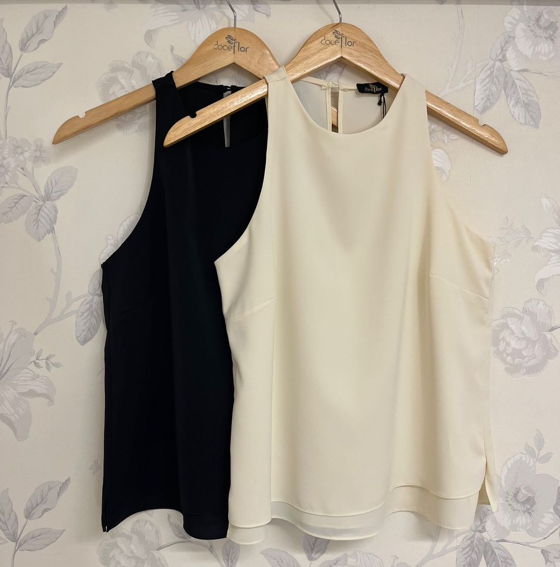 Blusa Cavada Frente Dupla- Doce Flor Blusa Cavada Frente Dupla- Doce Flor