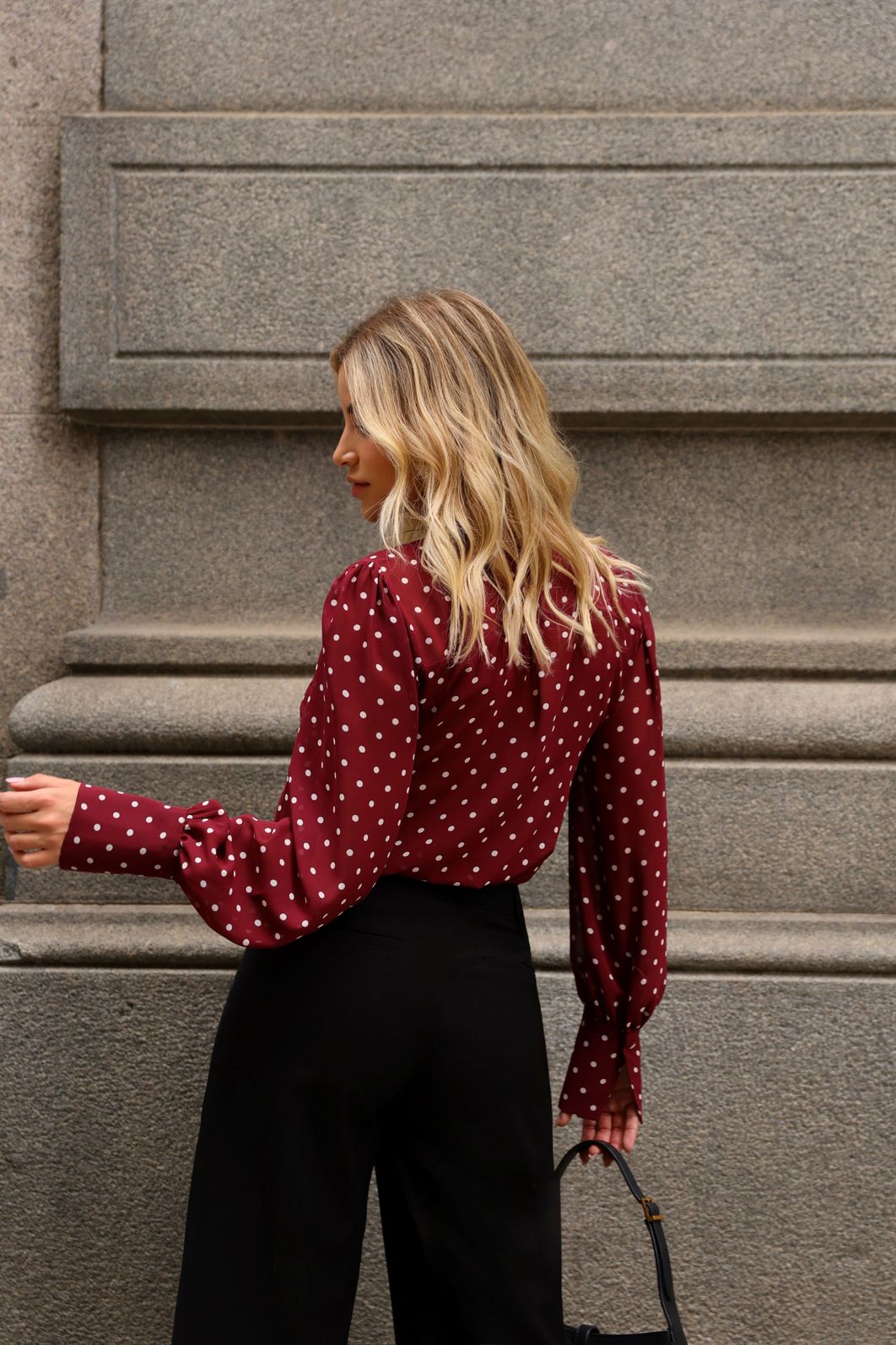 Blusa Crepe Manga Longa Poás - Doce Flor