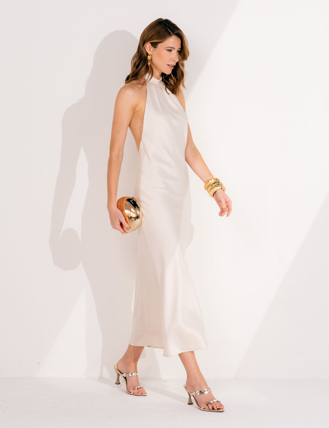 Vestido Liane Acetinado - Unique Chic Vestido Liane Acetinado - Unique Chic