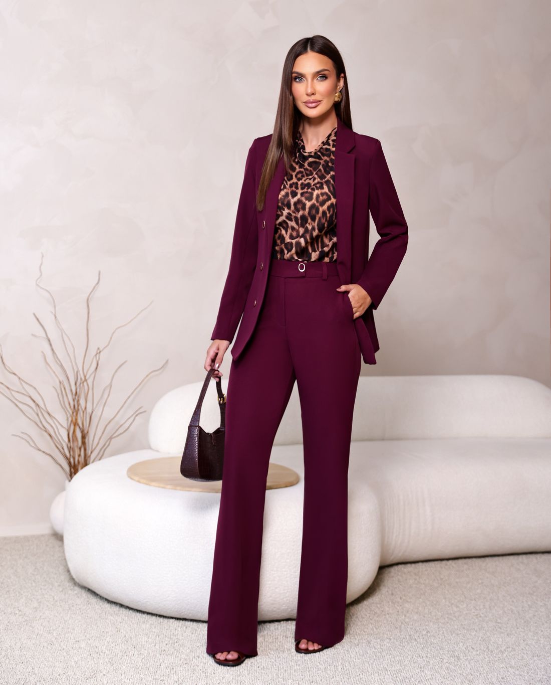 Blazer Alfaiataria Botões - Doce Flor Blazer Alfaiataria Botões - Doce Flor