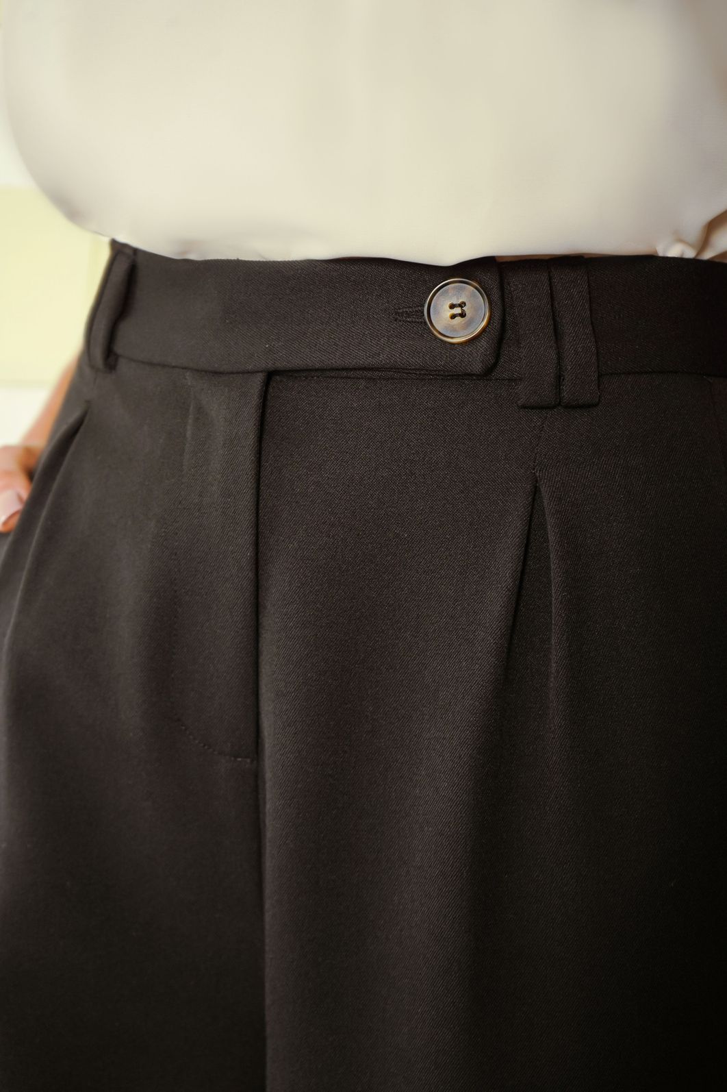 Calça Alfaiataria Reta Com Elastano - Donna Ritz Calça Alfaiataria Reta Com Elastano - Donna Ritz