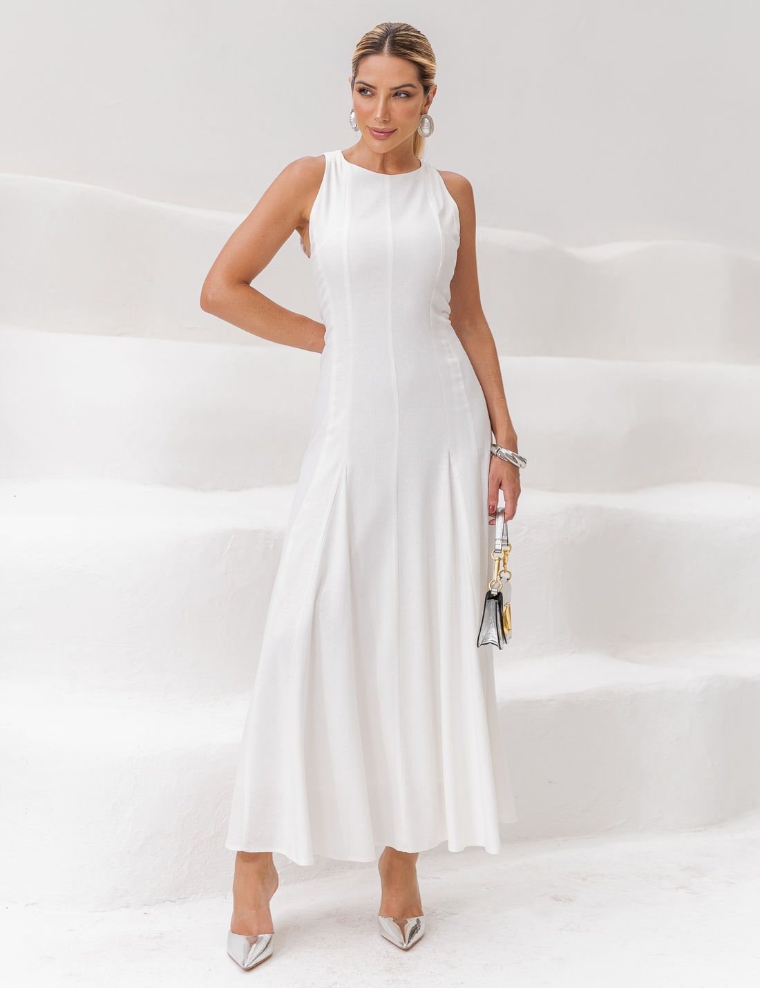 Vestido Laura Viscolinho - Unique Chic Vestido Laura Viscolinho - Unique Chic