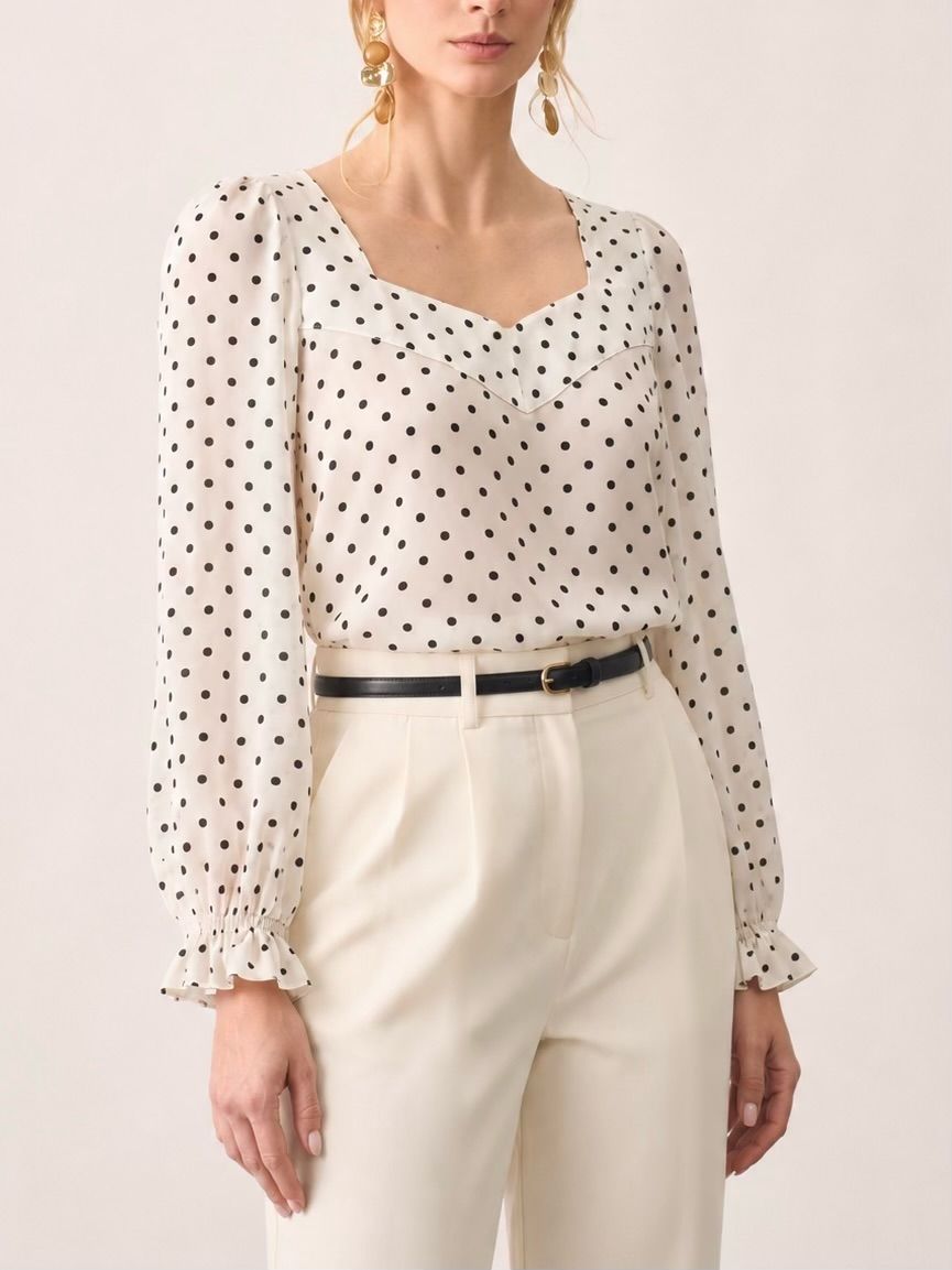 Blusa Crepe Manga Longa Poás - Milalai Blusa Crepe Manga Longa Poás - Milalai