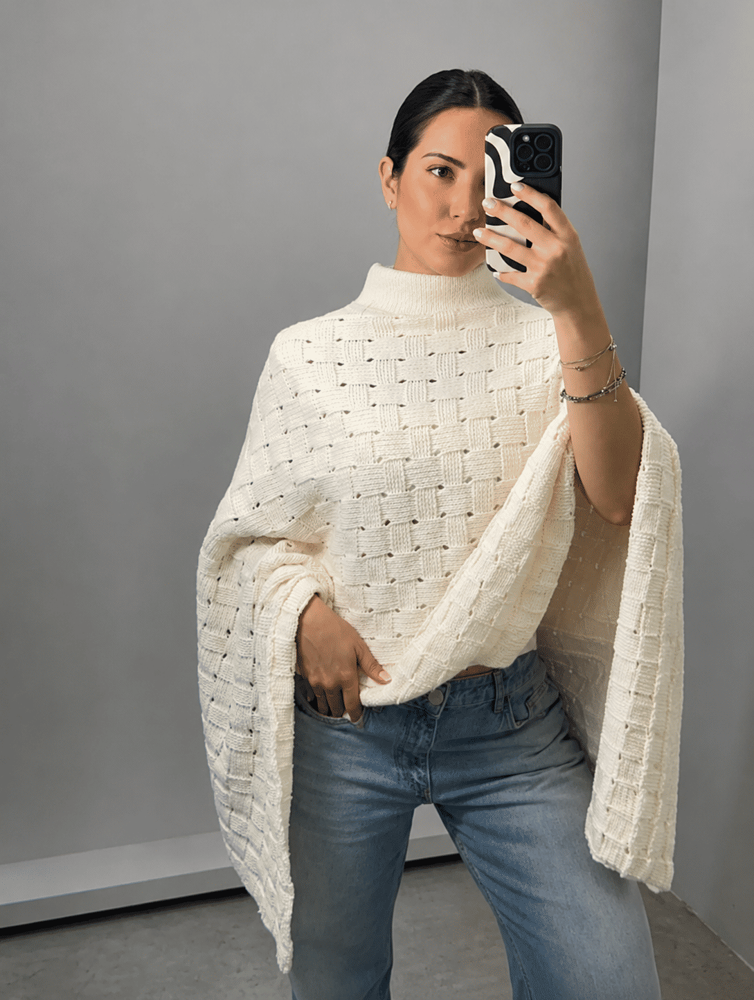 Capa Poncho Tricot Capa Poncho Tricot