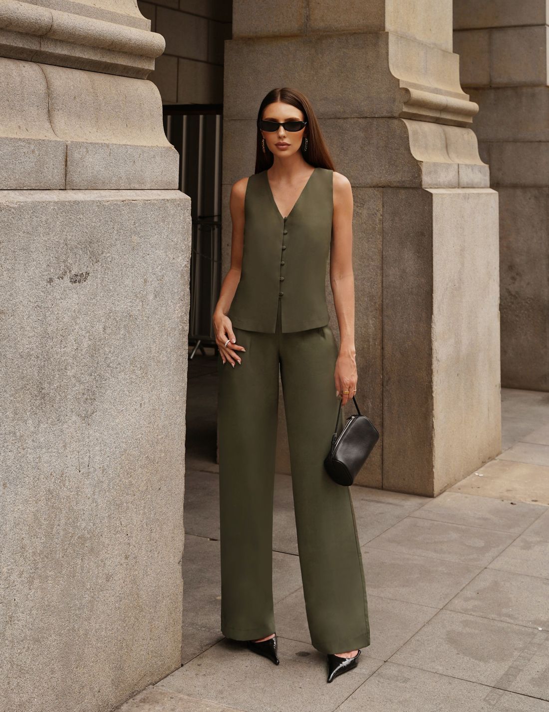 Colete Decote V - Doce Flor Colete Decote V - Doce Flor