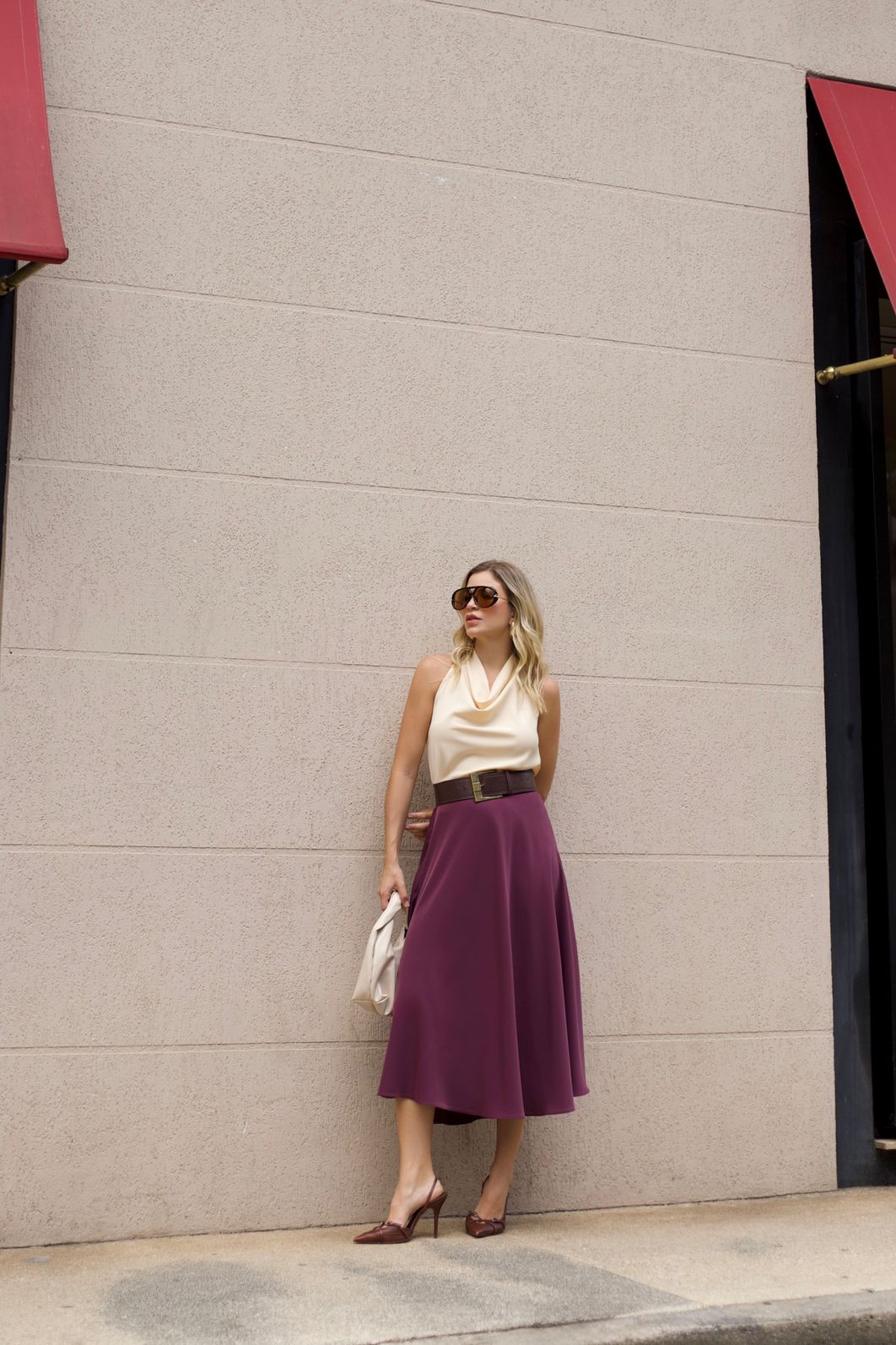 Regata Crepe Degagê Acetinada - Doce Flor