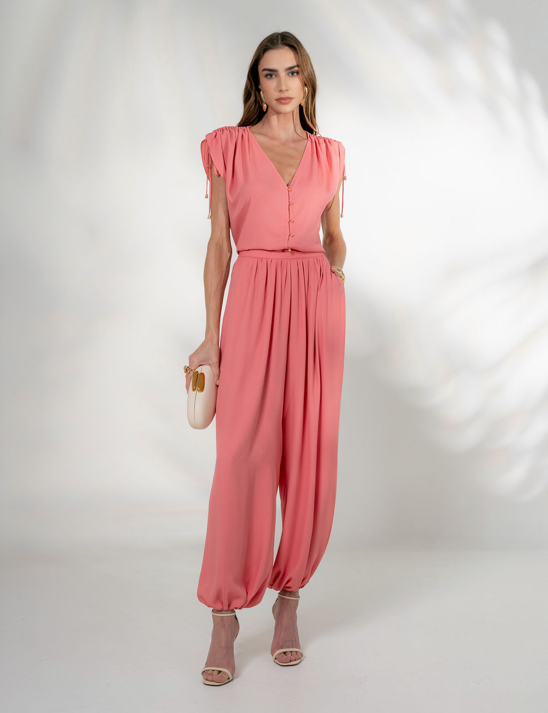 Calça Aladim Ísis Crepe - Unique Chic Calça Aladim Ísis Crepe - Unique Chic