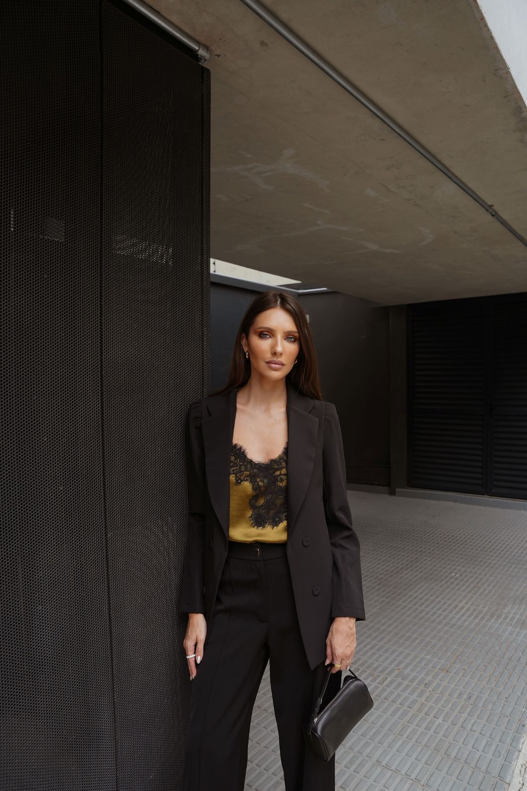 Calça Reta Com Nervura - Doce Flor