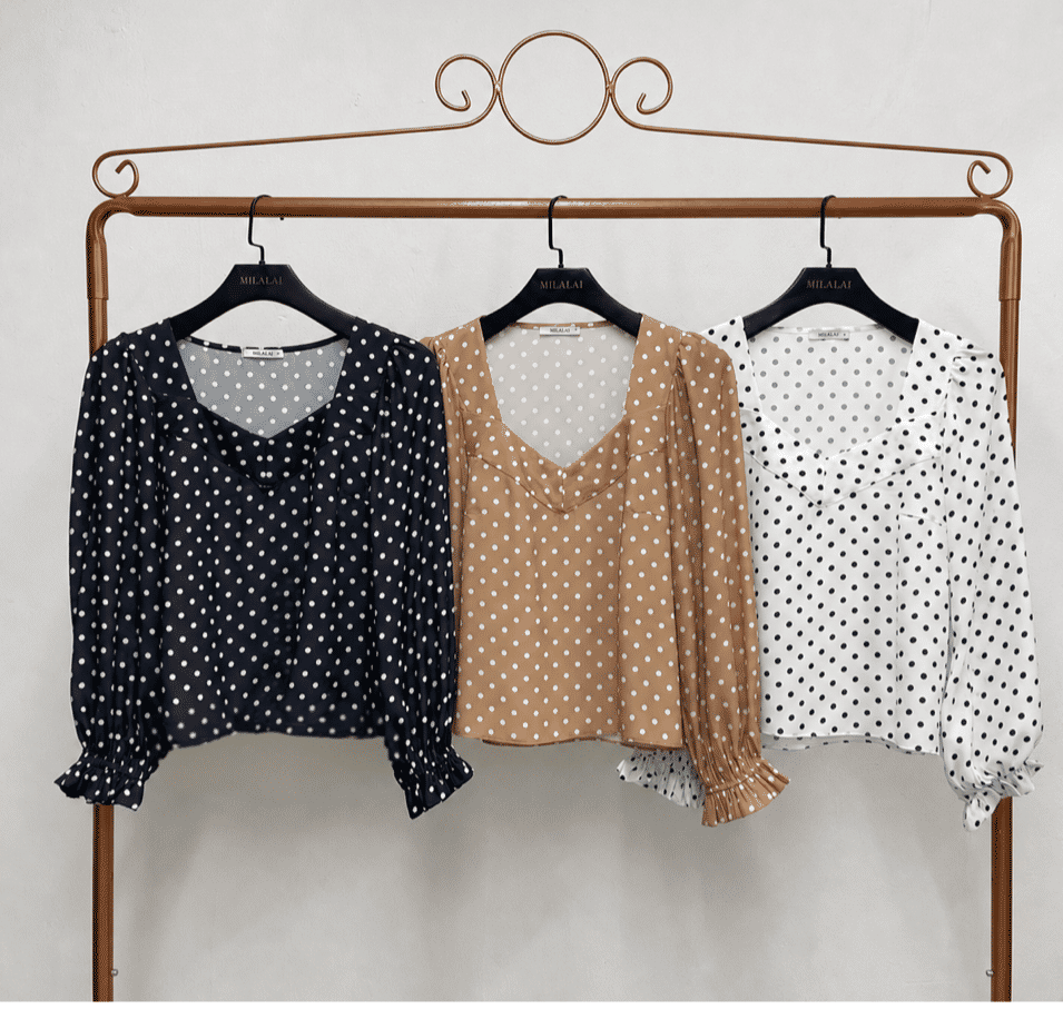 Blusa Crepe Manga Longa Poás - Milalai Blusa Crepe Manga Longa Poás - Milalai