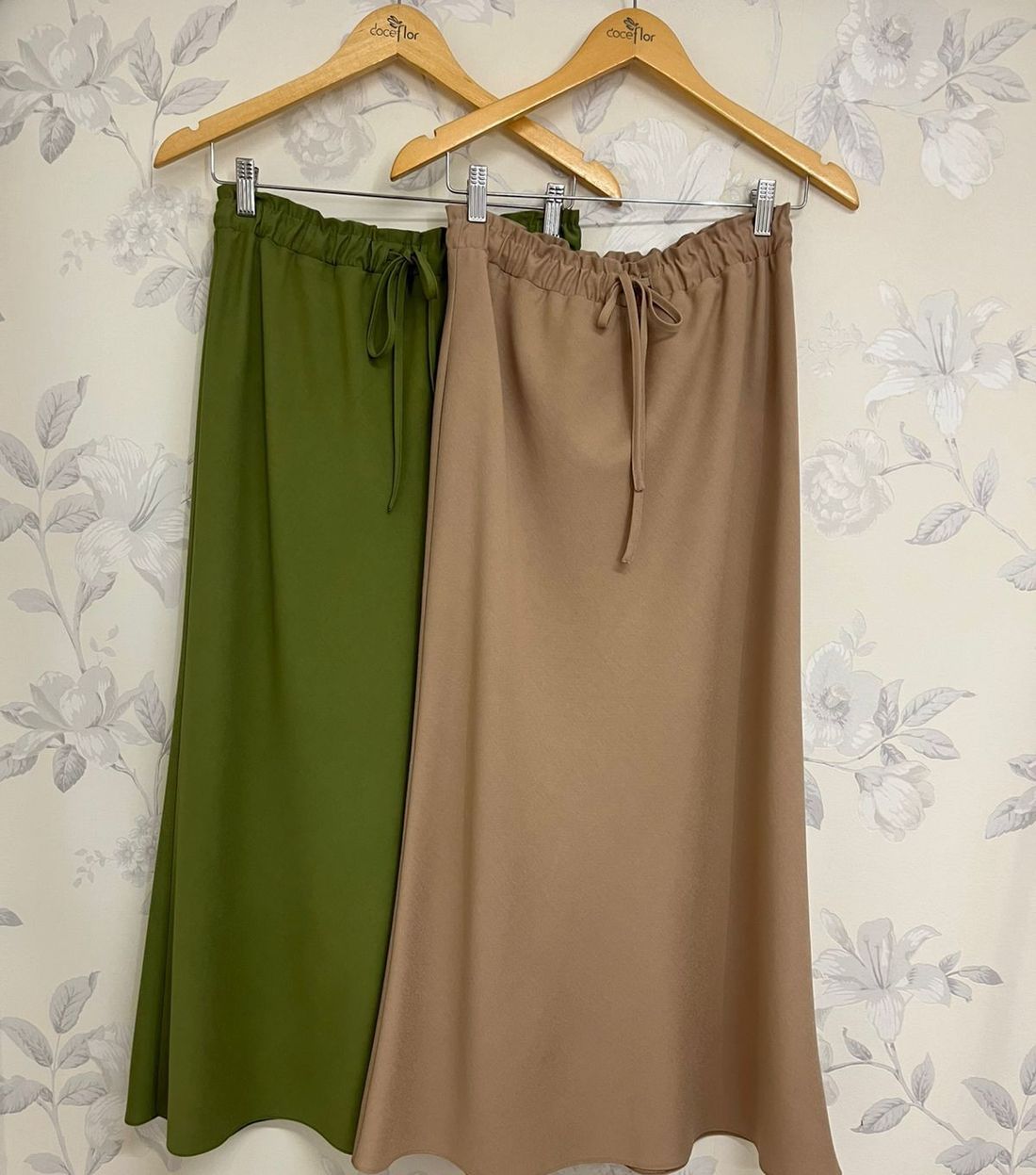 Saia Longa Alfaiataria Viscose  - Doce Flor