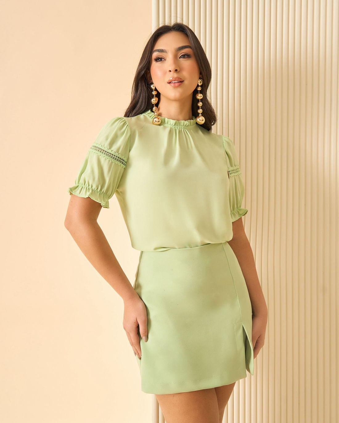 Shorts Saia Alfaiataria - Milalai Shorts Saia Alfaiataria - Milalai