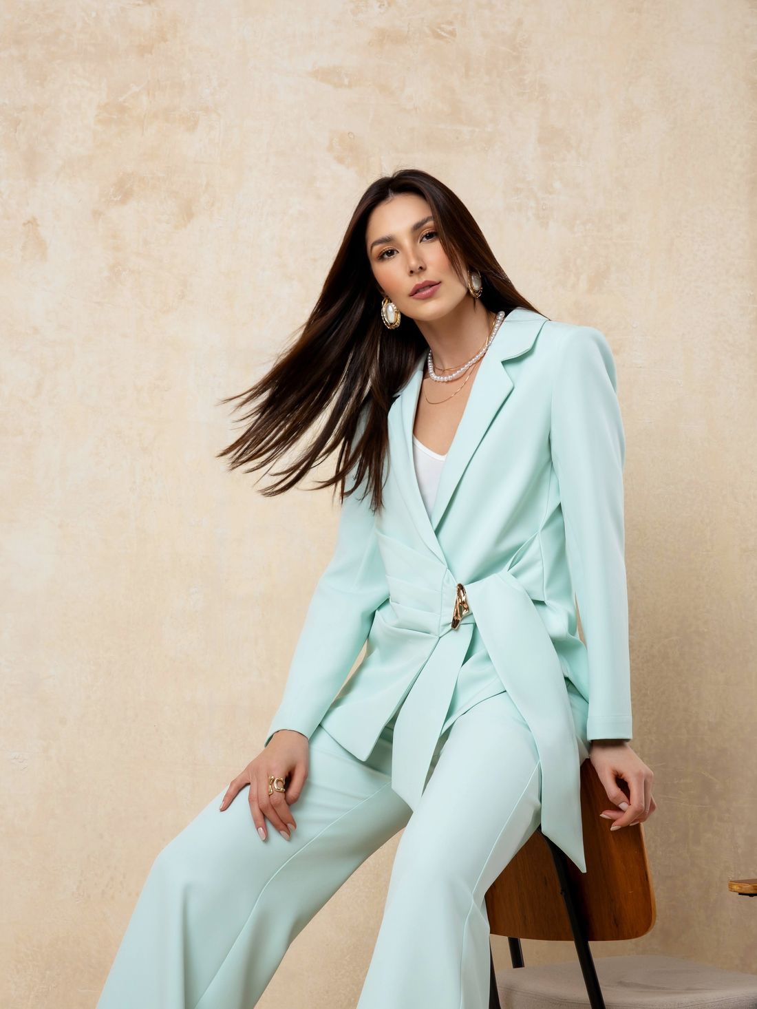 Blazer Transpassado Com Fivela - Doce Flor